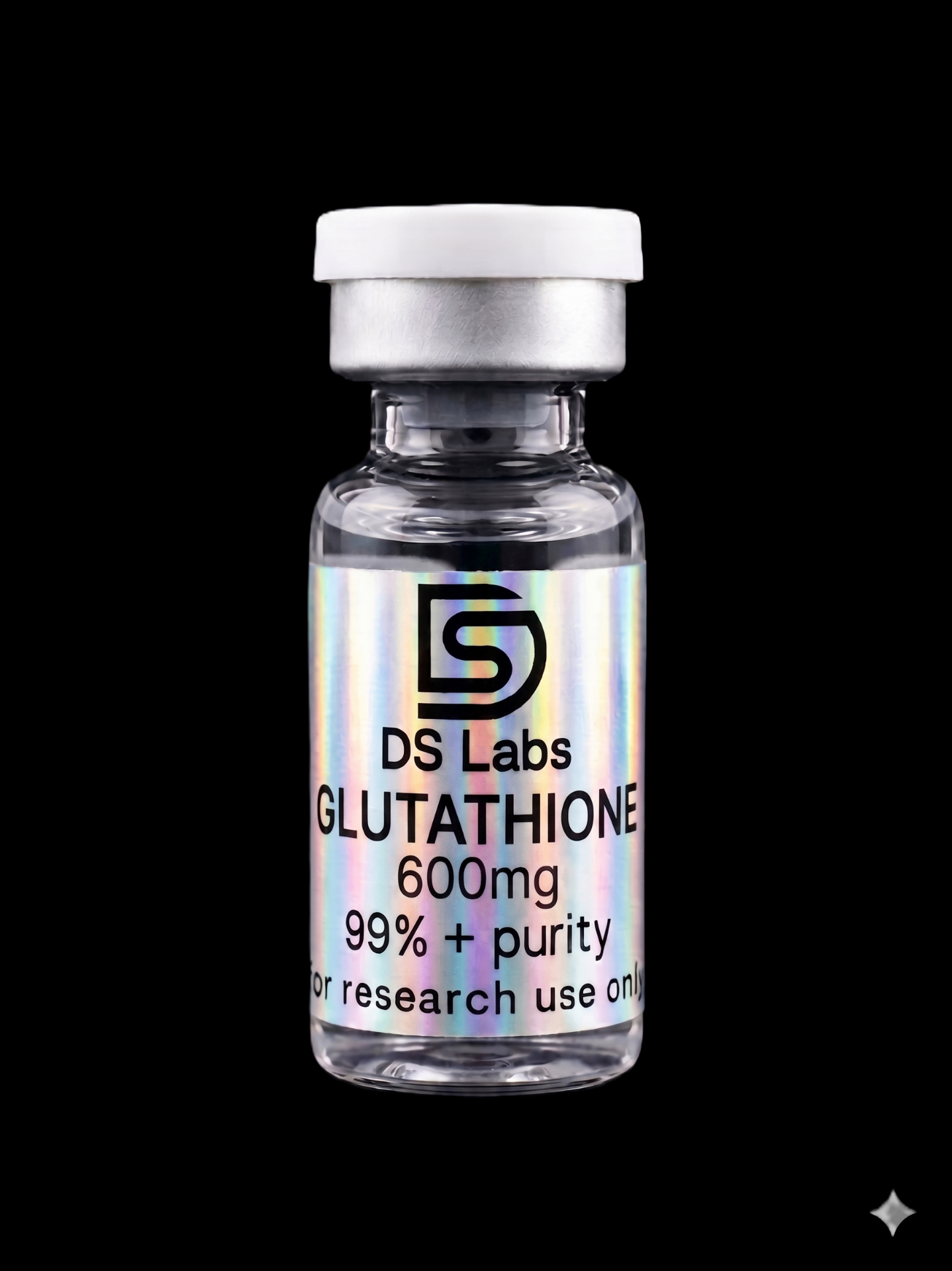 Glutathione research peptide vial